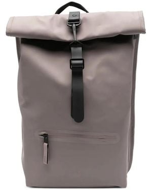 Rains "W3 Rolltop" Mini Rucksack - Gray