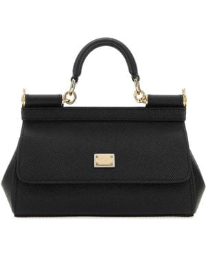 Dolce & Gabbana Dolce & Gabbana Sicily Top Handle Bag - Black