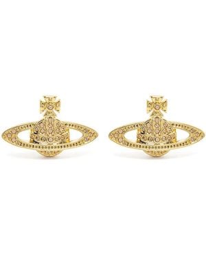 Vivienne Westwood Mini Bas Relief Earrings - Metallic