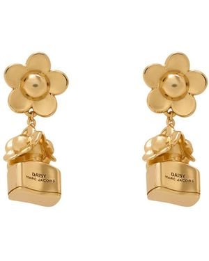 Marc Jacobs Delicate Daisy Earrings - Metallic