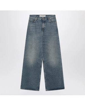 Golden Goose Washed Wide-Leg Jeans - Blue