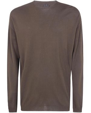 MD75 Light Cotton Long Sleeves Jumper - Brown