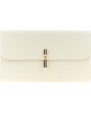 Furla Iride' Clutch - Natural