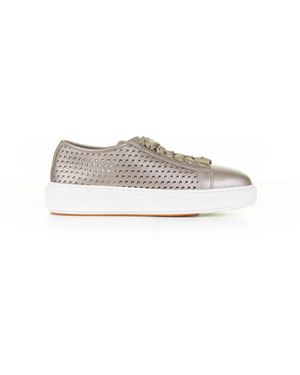 Santoni Trainer - White