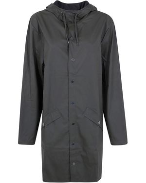 Rains "W3" Long Jacket - Gray