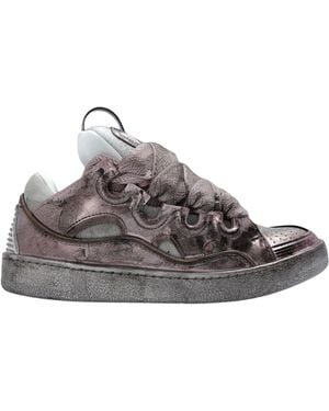 Lanvin Curb Chunky Low-Top Trainers - Grey