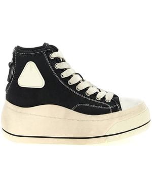 R13 'Hi Top' Sneakers - Black