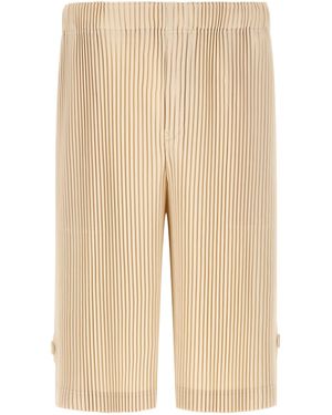 Homme Plissé Issey Miyake 'Wear Or Wrap' Bermuda Shorts - Natural