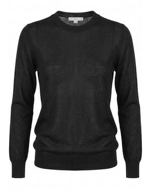 Malo Round Neck Jumper - Black