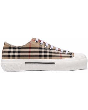 Burberry Vintage Check Trainers - White