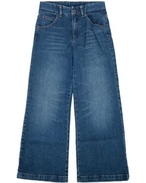 Chloé Chloe Kids Denim Pants - Blue