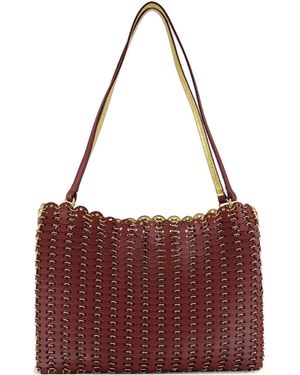 Rabanne Bordeaux Calf Steel Bag - Purple