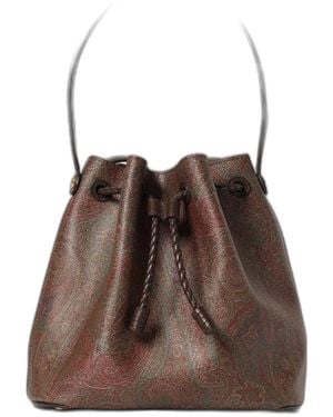 Etro Small Arnica Bucket Bag - Brown