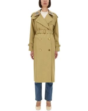Burberry Long "Castleford" Trench Coat - Metallic