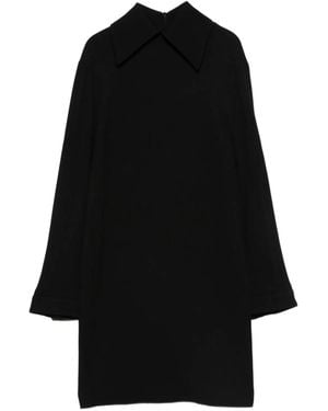 Semicouture Classic Long-Sleeve Dress - Black