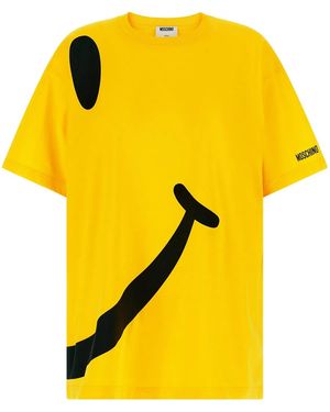 Moschino 'Smiley' T-Shirt - Yellow