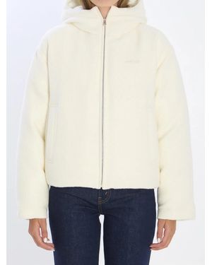 Gucci Wool-Blend Bomber Jacket - White