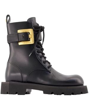 Balmain Ranger Anthem Ankle Boots - Black