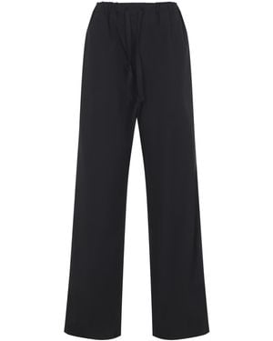 Phoebe Philo Cotton Pyjama Trousers - Black