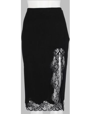 Balmain Style Mini Skirt For - Black