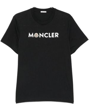 Moncler Cotton Short Sleeve T-Shirt - Black