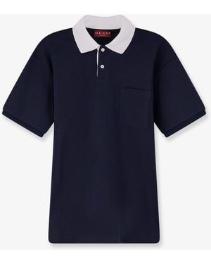 Gucci Cotton Piquet Polo Shirt - Blue