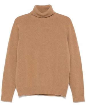 Nuur Long Sleeves Turtle Neck - Brown