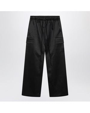 Fear Of God Satin Cargo Trousers - Black