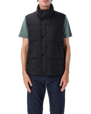 Stone Island Crinkle Reps Ny Vest - Black