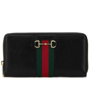 Gucci Leather Wallet - Black