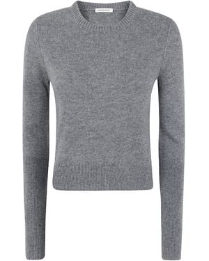 By Malene Birger "Hannah" Round Neck Sweater - Gray