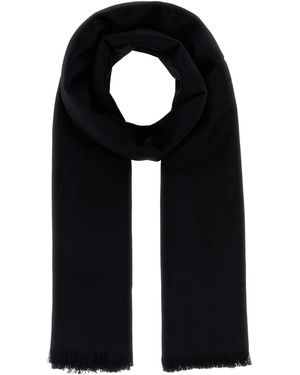 Gucci Silk Blend Scarf - Black