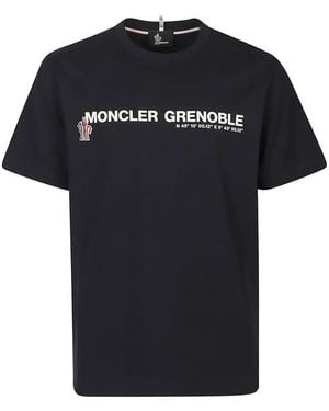 Moncler Midnight Stretch Cotton T-Shirt - Black