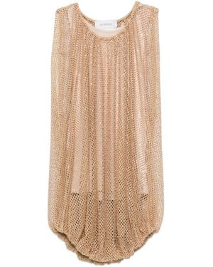 Max Mara Camel Viscose Polyester Spxnodo - Natural