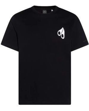 Moose Knuckles Logo T-Shirt - Black
