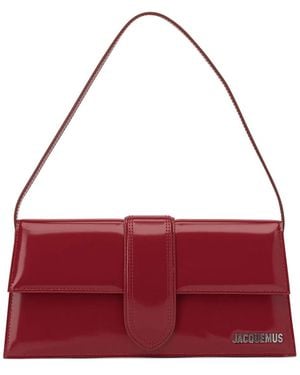 Jacquemus "Le Bambin Long" Small Shoulder Bag - Red