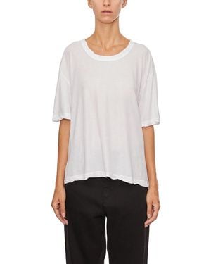 James Perse Cotton Roundneck T-Shirt - White