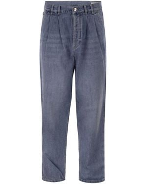 Brunello Cucinelli Baggy Jeans - Blue
