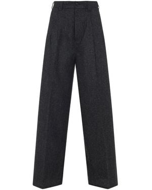 Maison Margiela Cotton Trousers - Blue