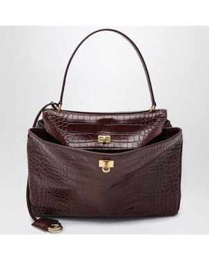 Balenciaga Compact Rodeo Shoulder Bag - Brown