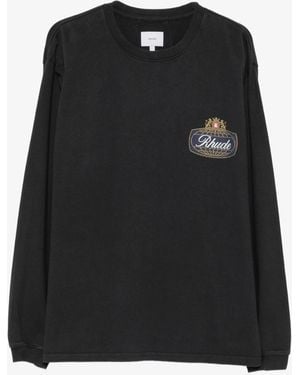 Rhude Safari Crest T-Shirt - Black