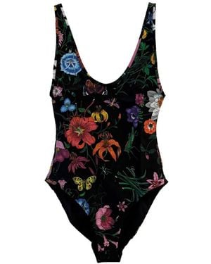 Gucci Printed Swimsuit - Black