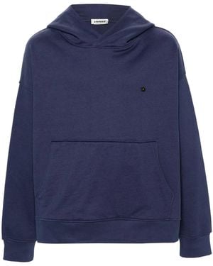 A PAPER KID Cotton Hoodie - Blue