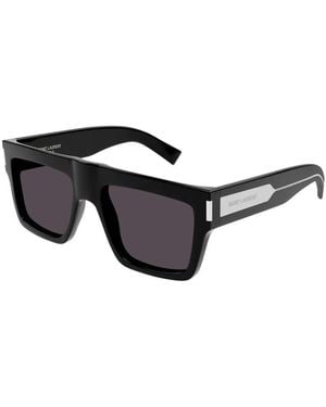 Saint Laurent Crystal Acetate Sunglasses - Black