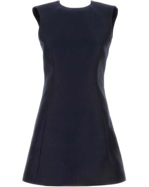 Balenciaga A-Line Mini Dress - Blue
