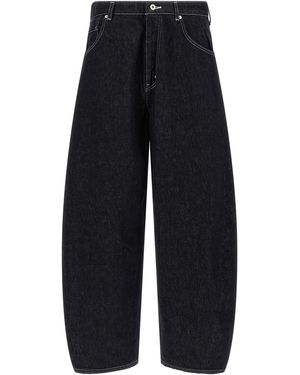 Comme Des Garçons Homme Contrast Stitching Jeans - Blue