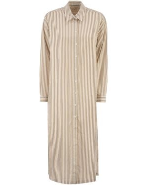 MC2 Saint Barth Long 'Shirtdress' Shirt - Natural
