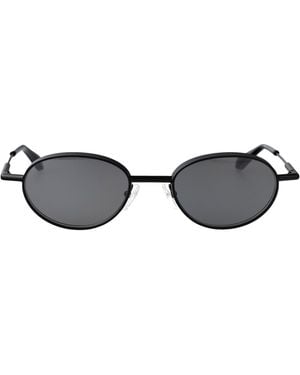 McQueen Metal Sunglasses - Metallic
