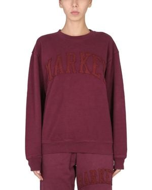 Market Vintage Wash Sweatshirt - Red