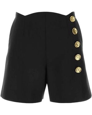 Givenchy Scalloped Mini Short - Black